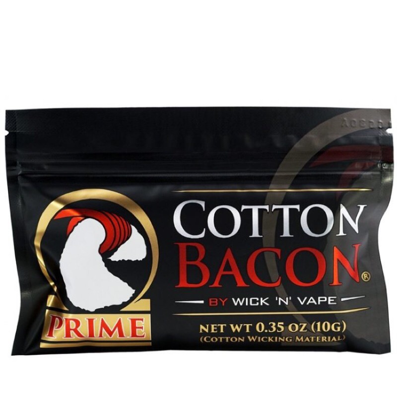 Bông gòn cotton Bacon Prime dạng túi zip