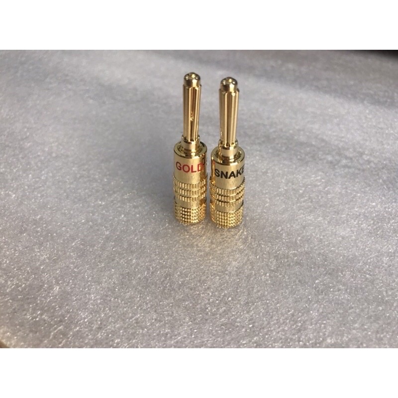 {SALE OFF} JACK BẮP CHUỐI CẮM LOA/AMPLY MẠ VÀNG XỊN/ GIÁ 1 CÁI