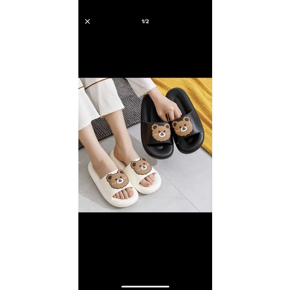Dép Quai Ngang Gấu Siêu Êm