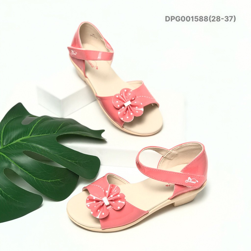 Sandal bé gái 28-37 ❤️FREESHIP❤️ Sandal bé gái BlTIS cao gót gắn nơ xinh xắn DPG001588