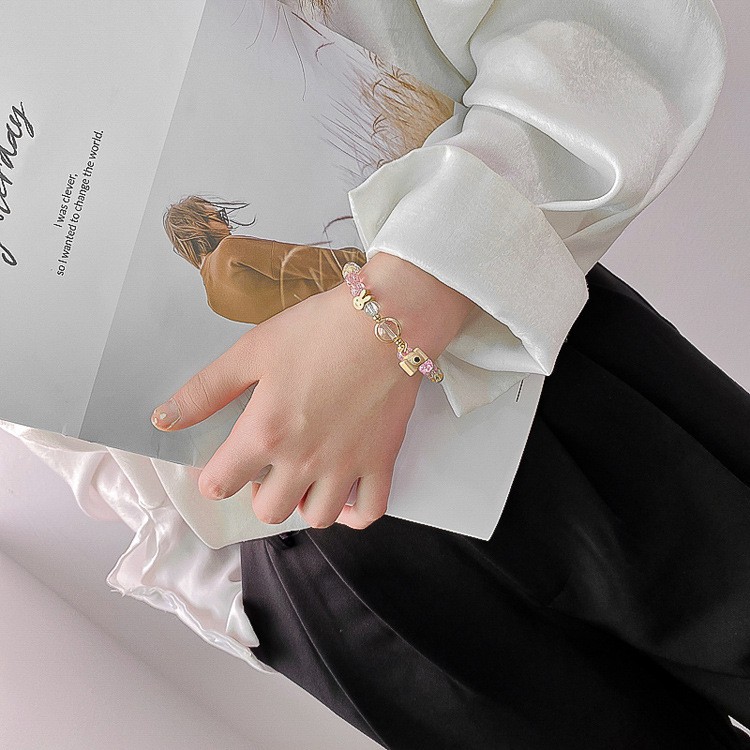 Vòng Tay Hình Máy Ảnh Đính Đá Pha Lê Đơn Giản Phong Cách Hàn Quốc | BigBuy360 - bigbuy360.vn