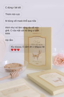 Mask Bột Sữa Dê Non Lemon Beauty