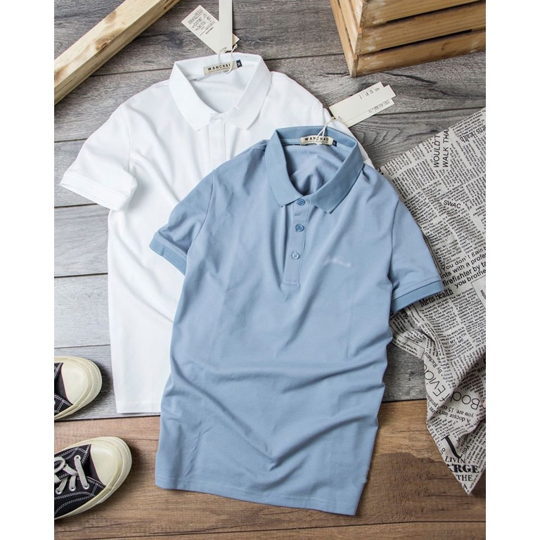 Áo polo nam cổ bẻ ❤️𝑭𝒓𝒆𝒆𝒔𝒉𝒊𝒑❤️cộc tay vải cá sấu cotton phong cách trẻ trung chuẩn form nhiều màu phong cách Hàn Quố