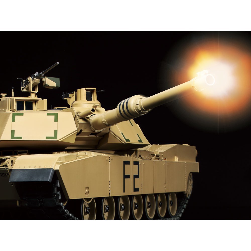 56041 Mô hình xe tăng điều khiển từ xa 1/16 R/C U.S. Main Battle Tank M1A2 Abrams Full-Option Kit  - Shopgiare