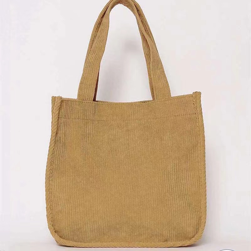 Túi Xách Vải Nhung Kẻ Miffy Phong Cách Thời Trang Nhật Bản