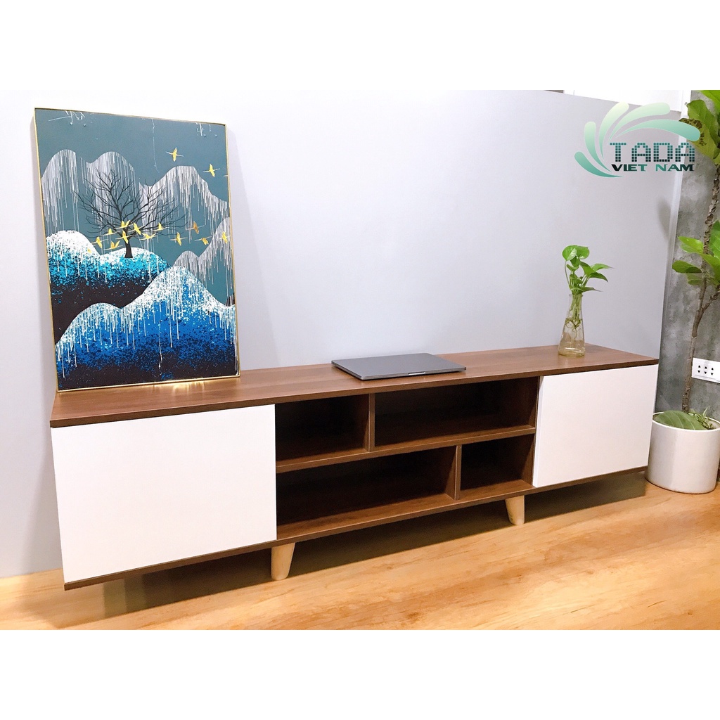 Kệ tivi để sàn 2 cánh 1m2 và 1m6 thương hiệu TADA VIETNAM