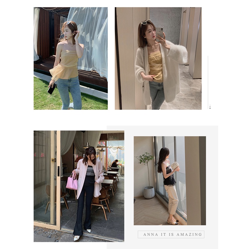 Cocory vn Áo Croptop Trễ Vai Phong Cách Thời Trang Mùa Hè Quyến Rũ
