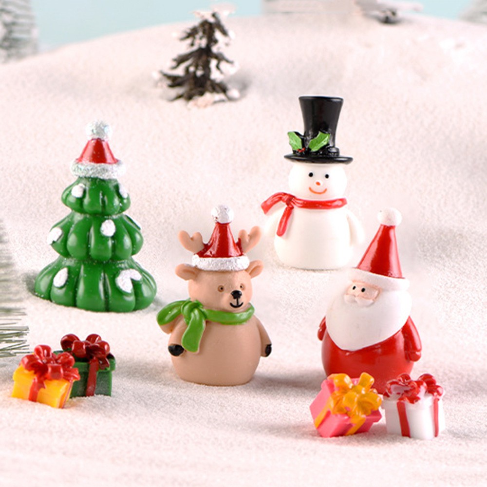 1PC Fairy Garden Micro Landscape Deer Bonsai Decor Home Decorations Christmas Figurines