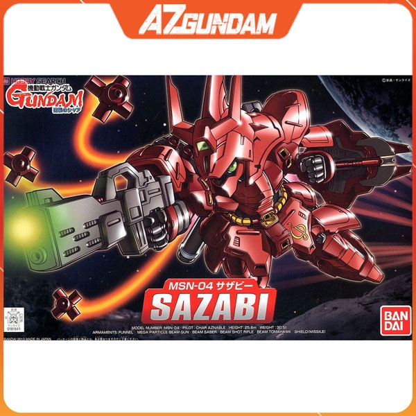 Mô Hình Lắp Ráp Gundam SD BB Sazabi