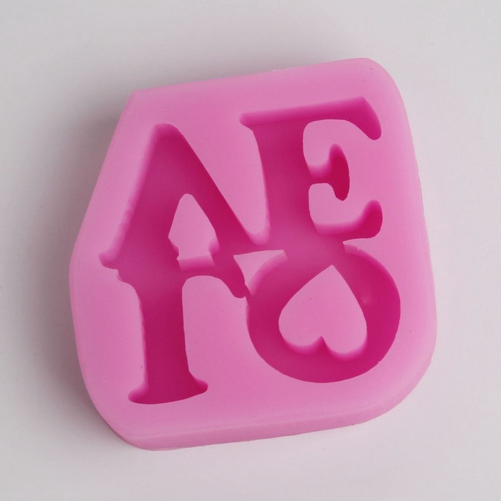 1 Khuôn Làm Bánh, Sô Cô La Hình Chữ Love 3D Bằng Silicone