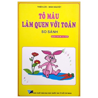 Sách tô màu làm quen với toán - so sánh