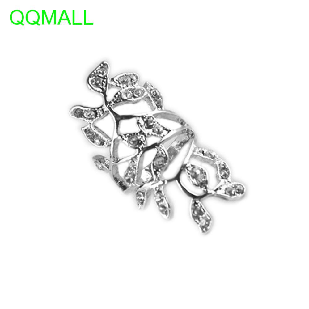 HOT Knuckle Chic Women Finger Leaf Shape