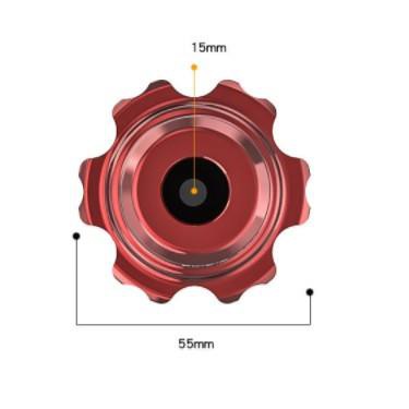 [ Giá 1 đôi ] Gù chống đổ trước 6 cạnh có nắp chụp