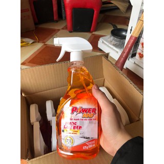 Nước lau bếp power 100 chai 580ml