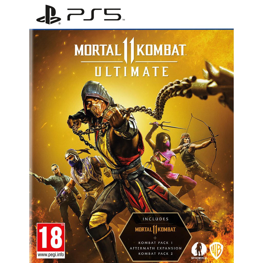 Đĩa Game PS5 : Mortal Kombat 11 Ultimate EU