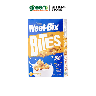Hộp bánh ngũ cốc mật ong giòn Weet Bix Úc 510g, làm từ lúa mì nguyên chất, giàu vitamin chất xơ