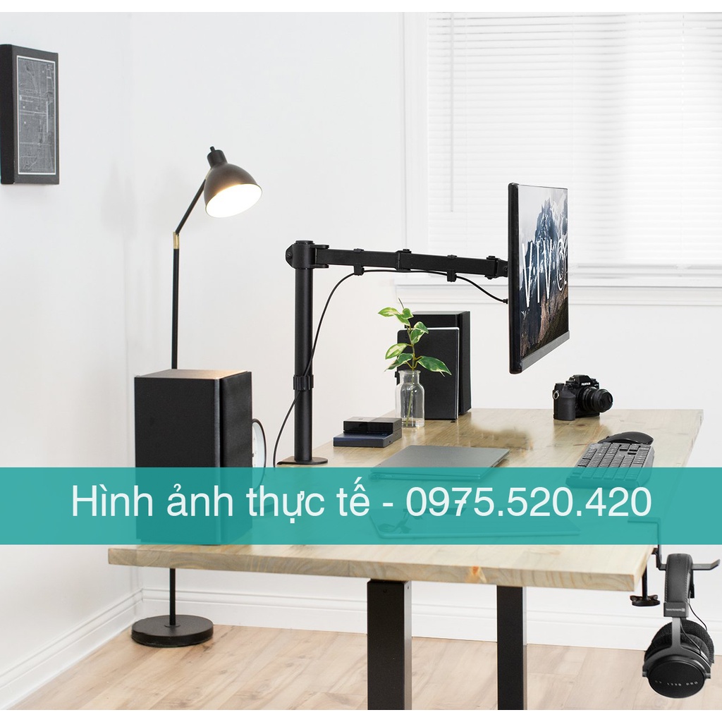 M051 - Giá Treo Màn Hình Máy Tính/ Giá Đỡ Màn Hình Kẹp Bàn/ Đục lỗ [Màn hình 17 – 27 Inch] [ Rẻ Hơn NB F80 / NB H100/ NB