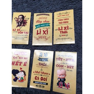 Lì xì tết ( 1 bộ  6 chiếc )