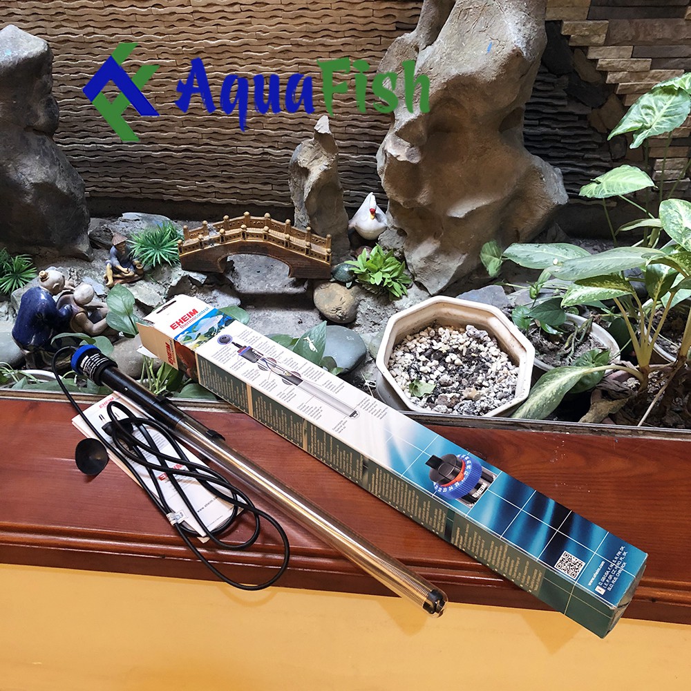 Sưởi Bể Cá Cao Cấp EHEIM 300W nhập Đức (Sưởi thủy tinh dùng cho bể cá từ 600-1000lít với độ chính xác nhiệt độ rất cao)