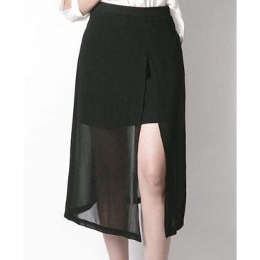 VÁY VOAN 2 LỚP XẺ TÀ