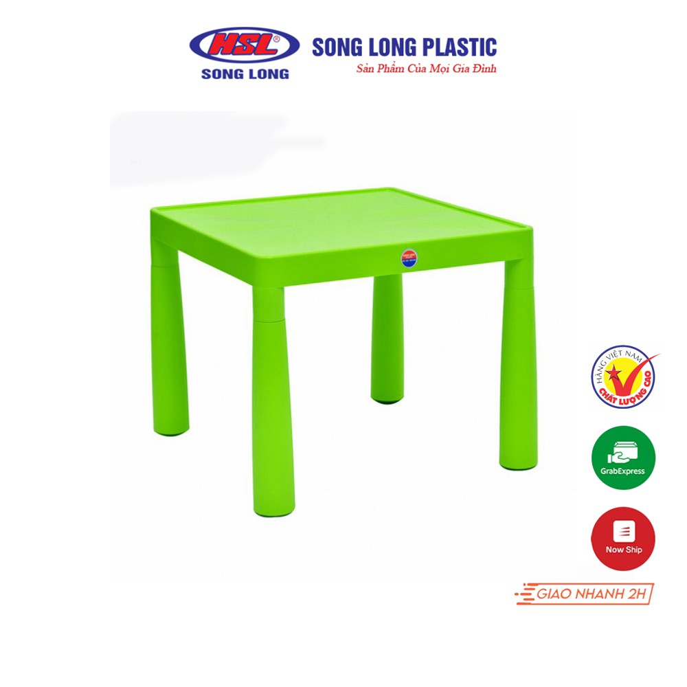 Bàn/ ghế nhựa đa năng mẫu vuông Song Long Plastic-2302-2391