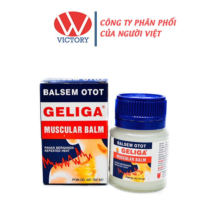 Dầu Nóng - Dầu Cù Là Lửa Geliga 40G Indonesia - Victory Pharmacy