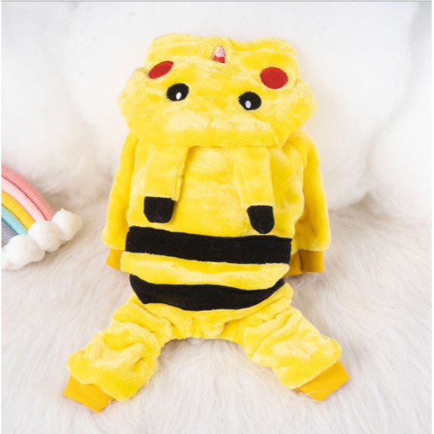 Áo 4 chân Pikachu siêu rẻ đẹp cho thú cưng