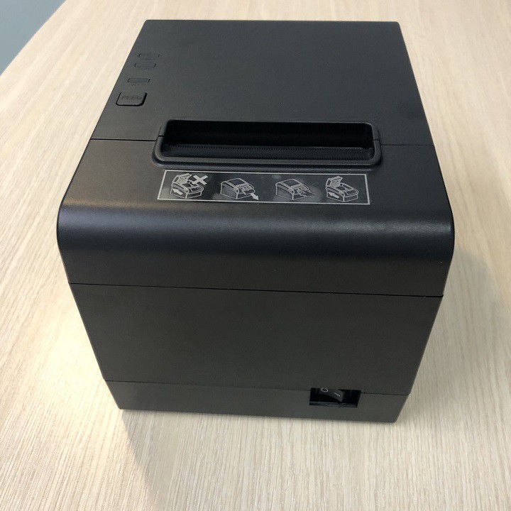 Máy in hóa đơn K80 ATP-A160 LAN in Bill không dây từ điện thoại &amp; máy tính PC dùng giấy 80mm có cắt giấy tự động