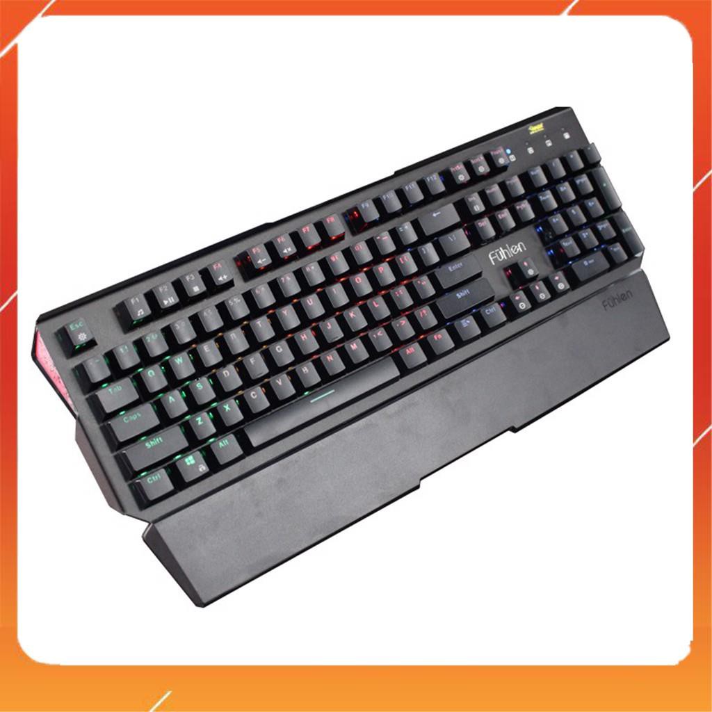 [ HÀNG SIÊU CẤP ] Bàn phím cơ Gaming Fuhlen Destroyer - Vỏ kim loại - Đèn led 7 màu - BH 24 tháng [ CHÍNH HÃNG ]
