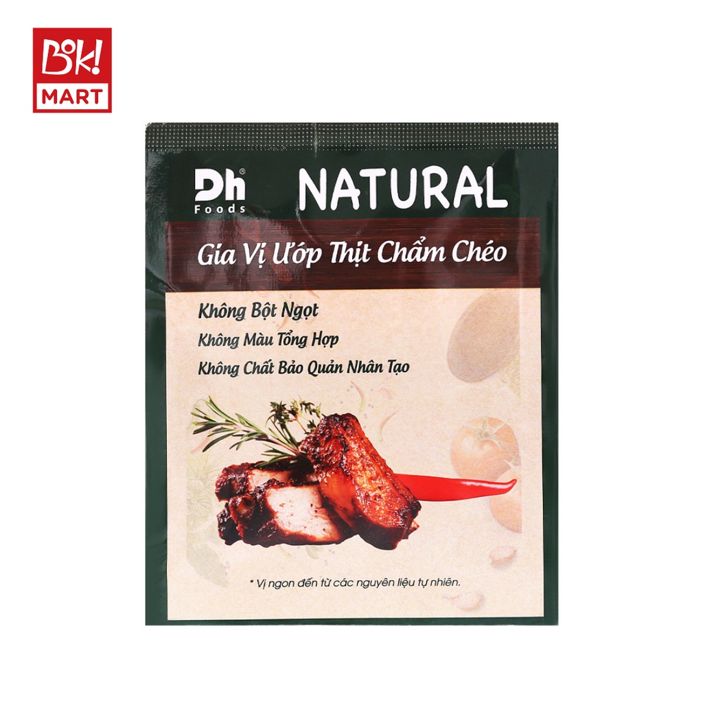 Natural Gia vị ướp thịt chấm chéo Dh Foods 10gr
