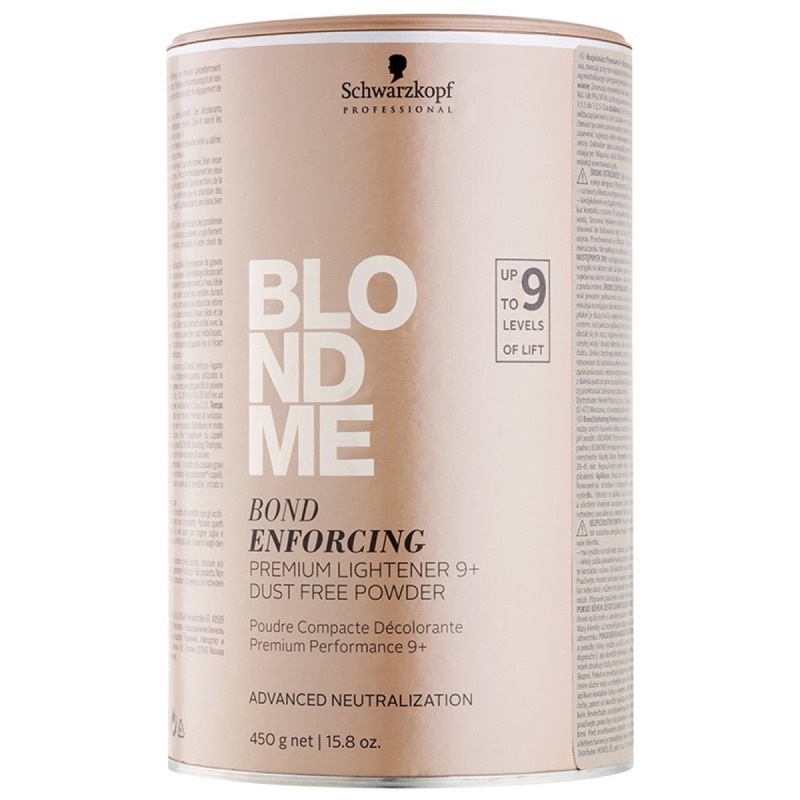 Bột tẩy nâng sáng tóc 9 cấp độ Blond me Schwarzkopf 450g