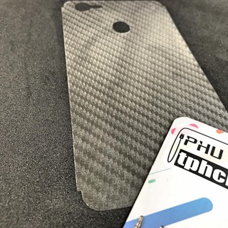 Dán mặt lưng Carbon Oppo F5