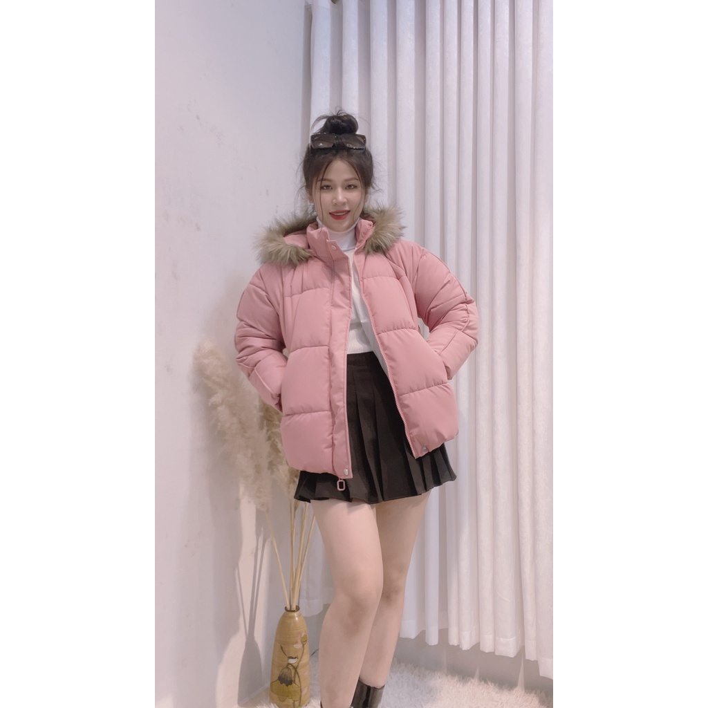 Áo Phao béo hàng loại 1 kèm mũ form dày dặn. sẵn đủ màu | BigBuy360 - bigbuy360.vn