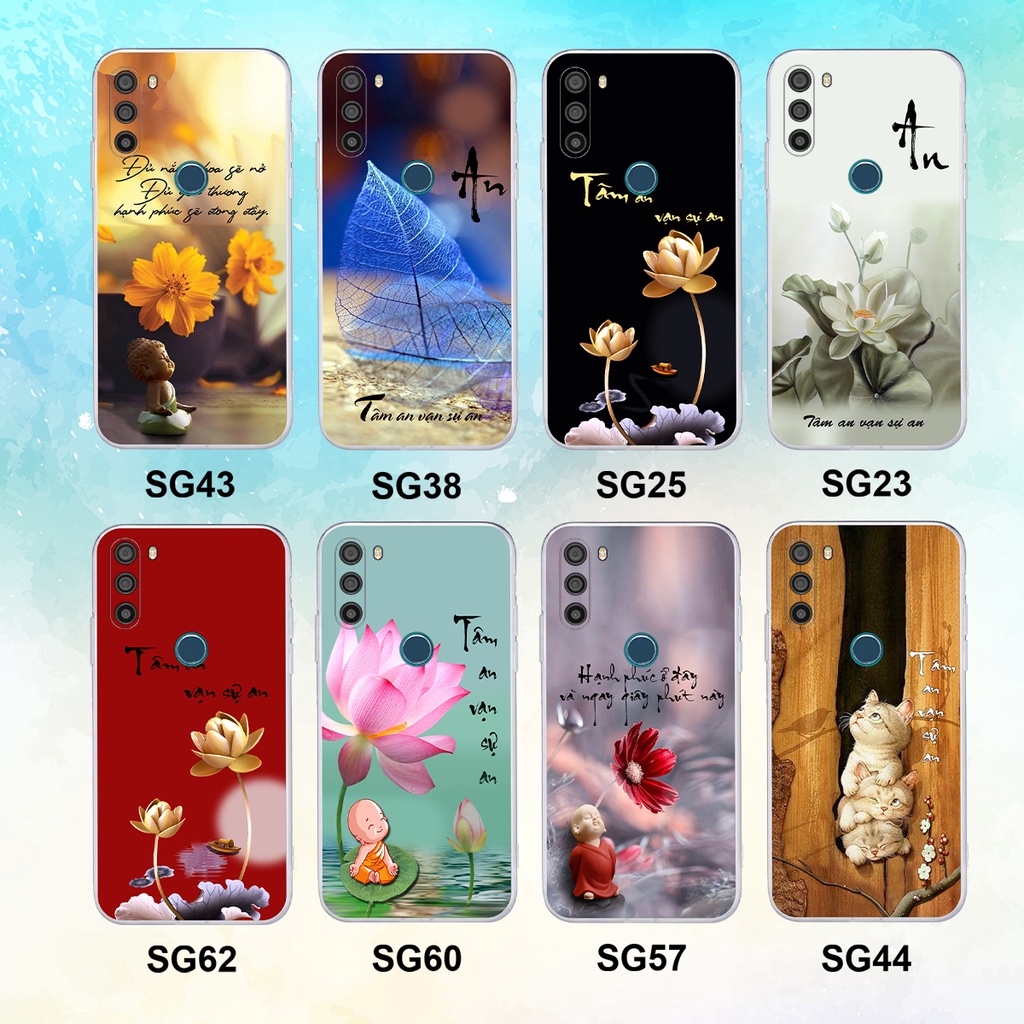 Ốp Vsmart Active 3 in hình ốp tâm an vạn sự an ốp lưng cao cấp chất lượng