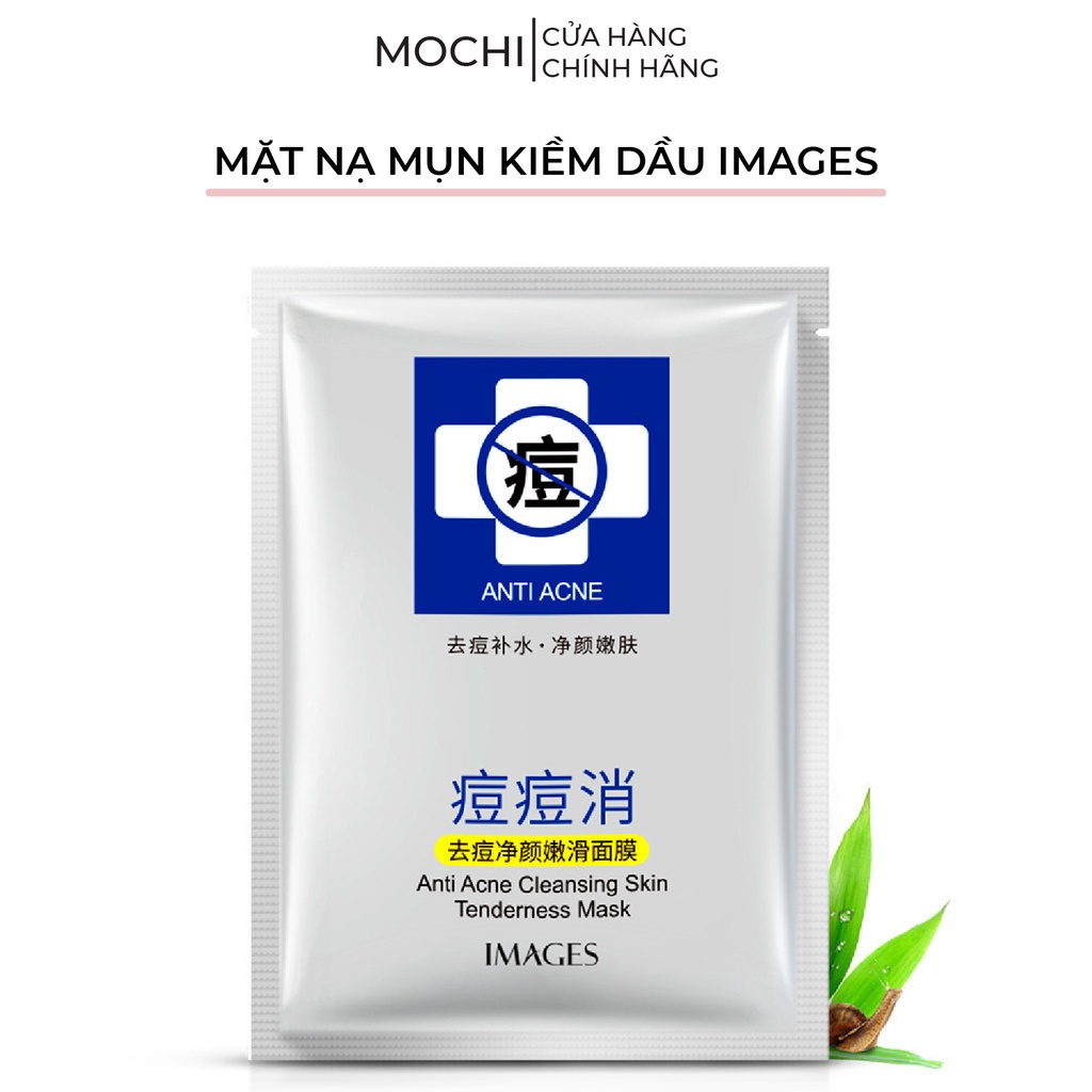 Mặt Nạ Mụn Kiềm Dầu Dưỡng Trắng Da l Cấp Ẩm Mask Giấy Đắp Mặt Acne Skin IMAGES Nội Địa Trung MOCHI SHOP