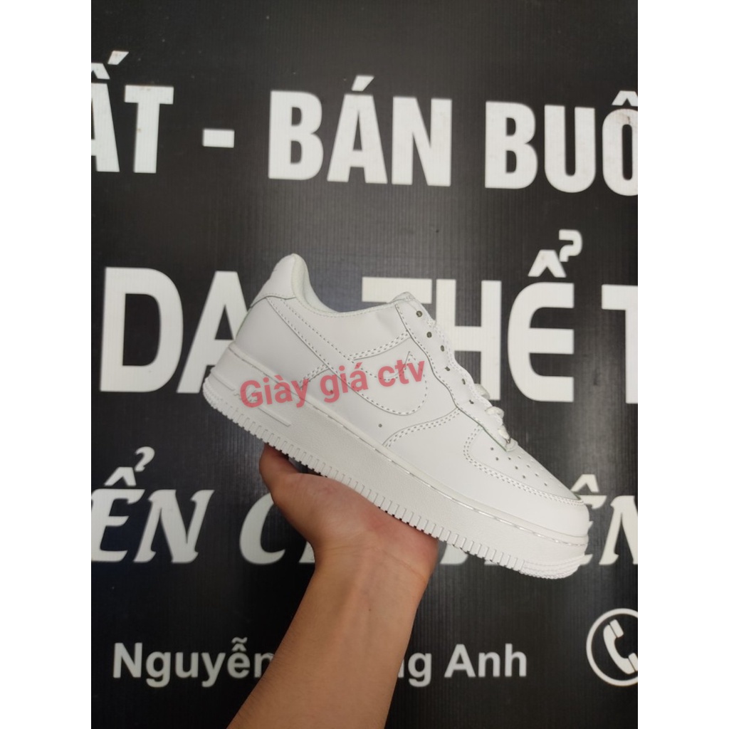 Giày thể thao trắng air1 nam nữ