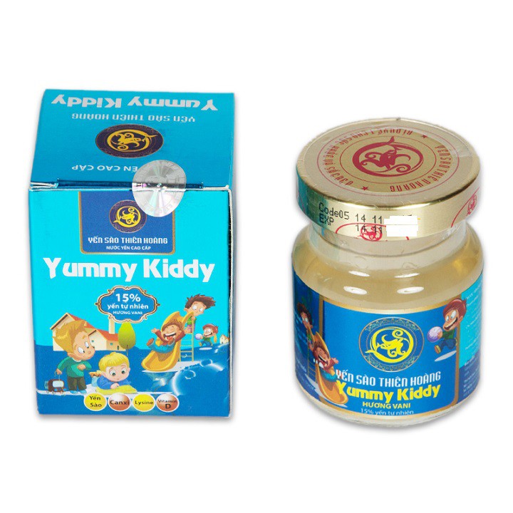 [Siêu sale] Hủ yến Yummy Kid Thiên Hoàng 15% yến tổ cho bé yêu hay ăn chóng lớn (70ml / hủ)