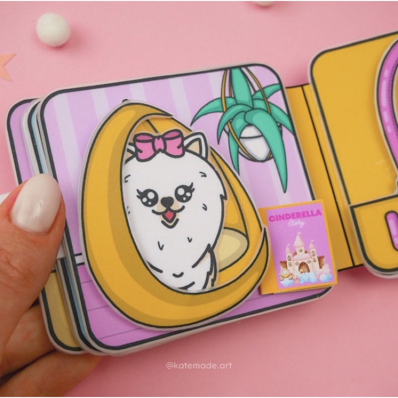 NGÔI NHÀ BÚP BÊ GIẤY CÚN LUNA