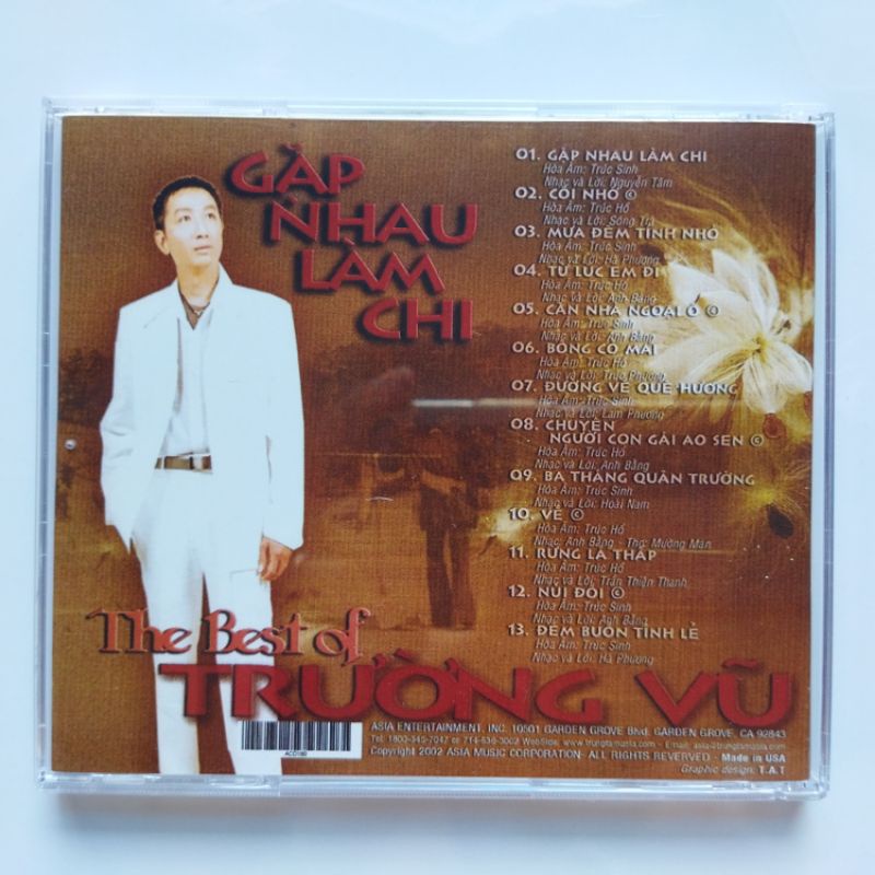 Bộ 4 cd Trường Vũ phono