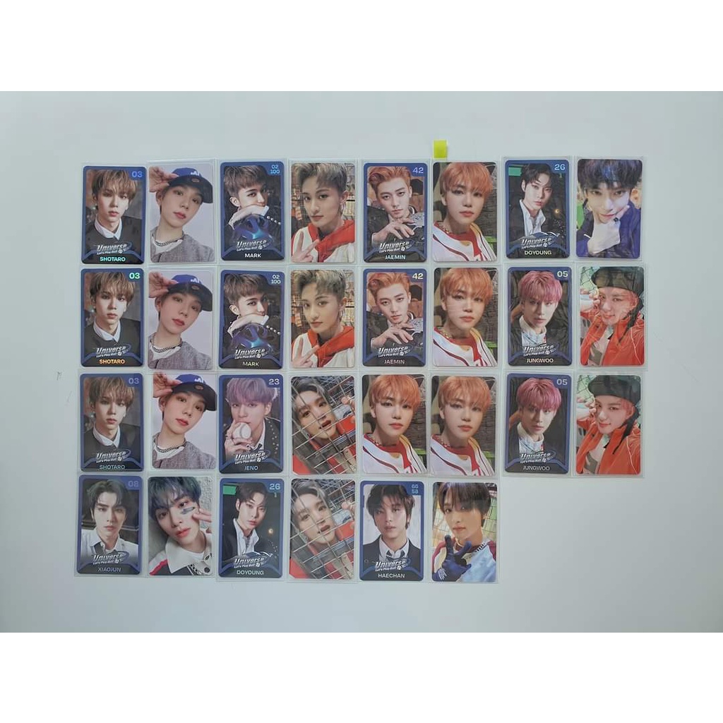 Ảnh photocard official NCT trading set Universe Dream album Jaemin Jeno Doyoung Haechan Jungwoo NCT127 Wayv