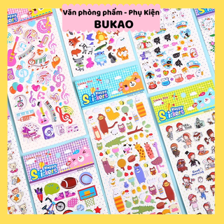 Sticker nổi 3D, hình dán nhiều chủ đề cho bé trang trí