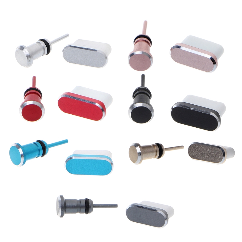 Bộ nút chắn bụi đầu cắm type-C và đầu cắm 3.5mm cho điện thoại Huawei P10