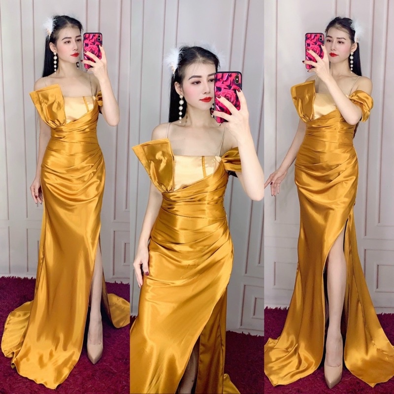 Ms1245V ĐẦM DẠ HỘI BODY SẺ ĐÙI SIÊU XINH full sizeS/M/L/XL