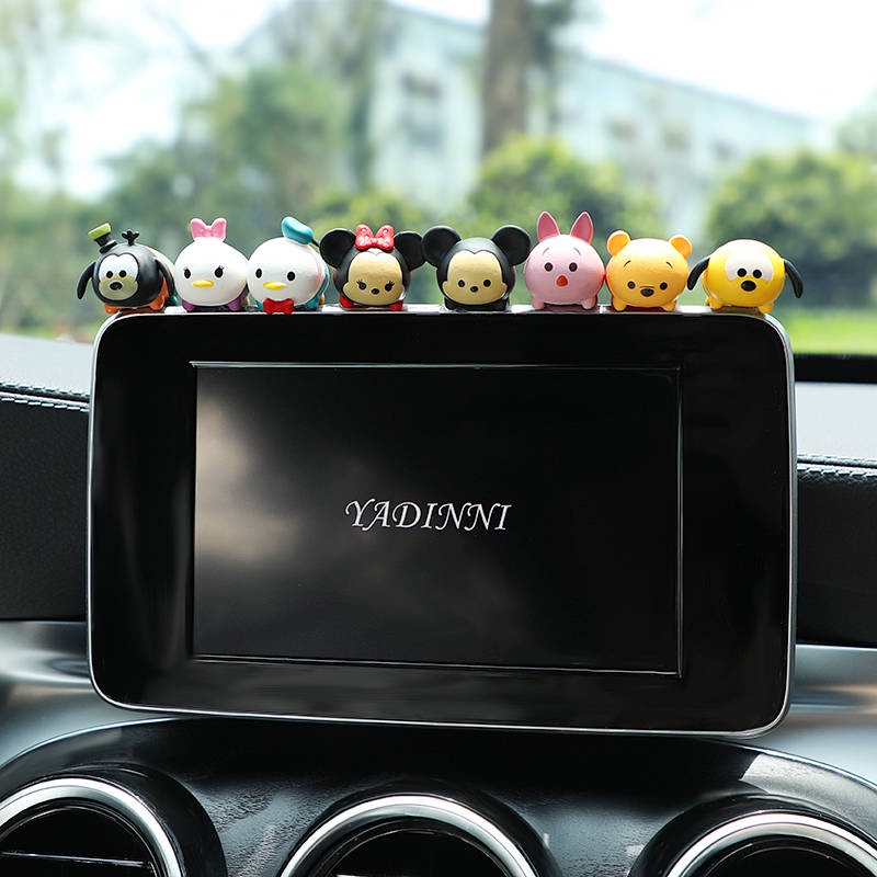 Car Interior Decoration Ornament Women's Car Car Creativity Cartoon Cute Cute Internet Celebrity Little Doll Car Decoration Supplies car accessories WUbV