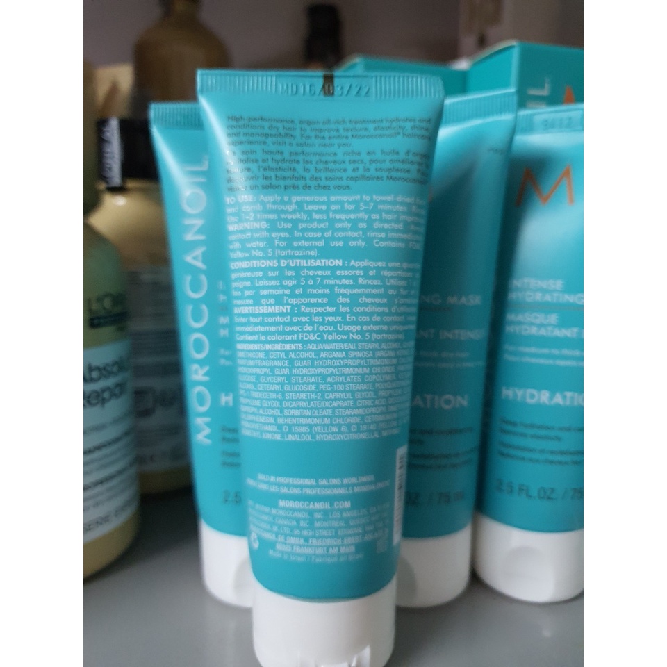 Dầu hấp dưỡng ẩm sâu moroccanoil intense hydrating mask 75ml - Moroccanoil Chính hãng