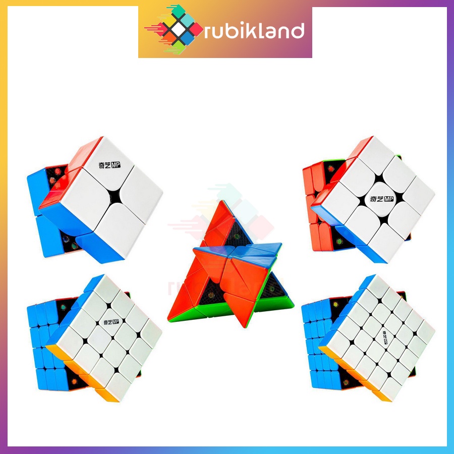 Rubik QiYi MP 3x3 M Stickerless Rubic 3 Tầng Có Nam Châm Rubick 3x3 Đồ Chơi Trí Tuệ