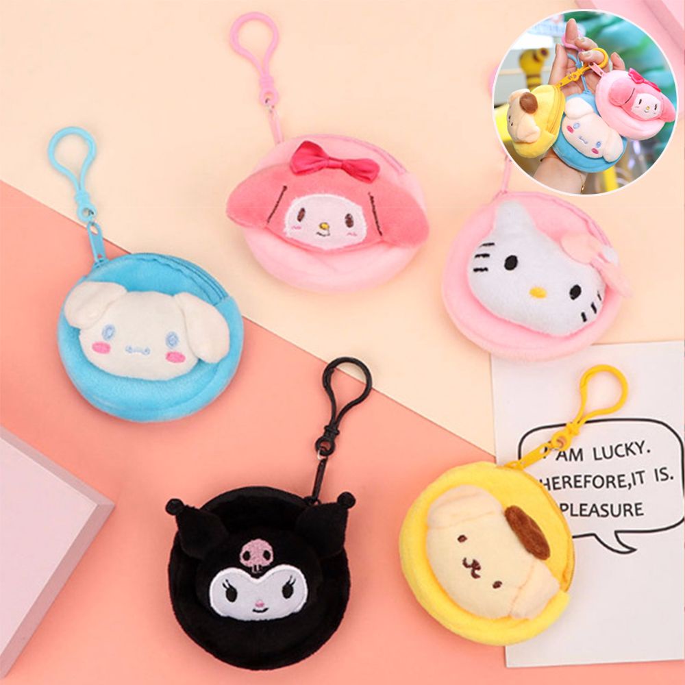 Ví đựng tiền xu hình thú nhồi bông dễ thương