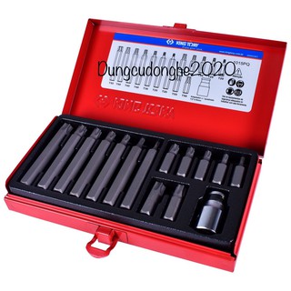 BỘ MŨI VÍT ĐÓNG 15 CHI TIẾT KINGTONY 1015PQ