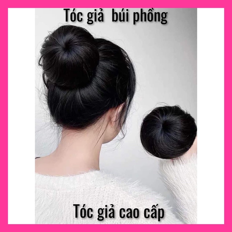 tóc giả búi tròn (búi phồng  ) ♻️FREESHIP ❇️