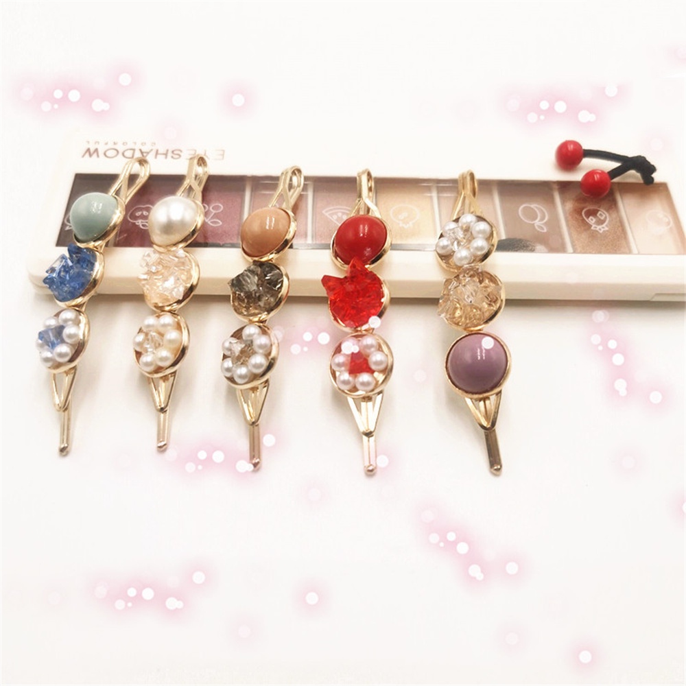 Set 3 Kẹp Tóc Ngọc Trai Sang Trọng Cho Nữ